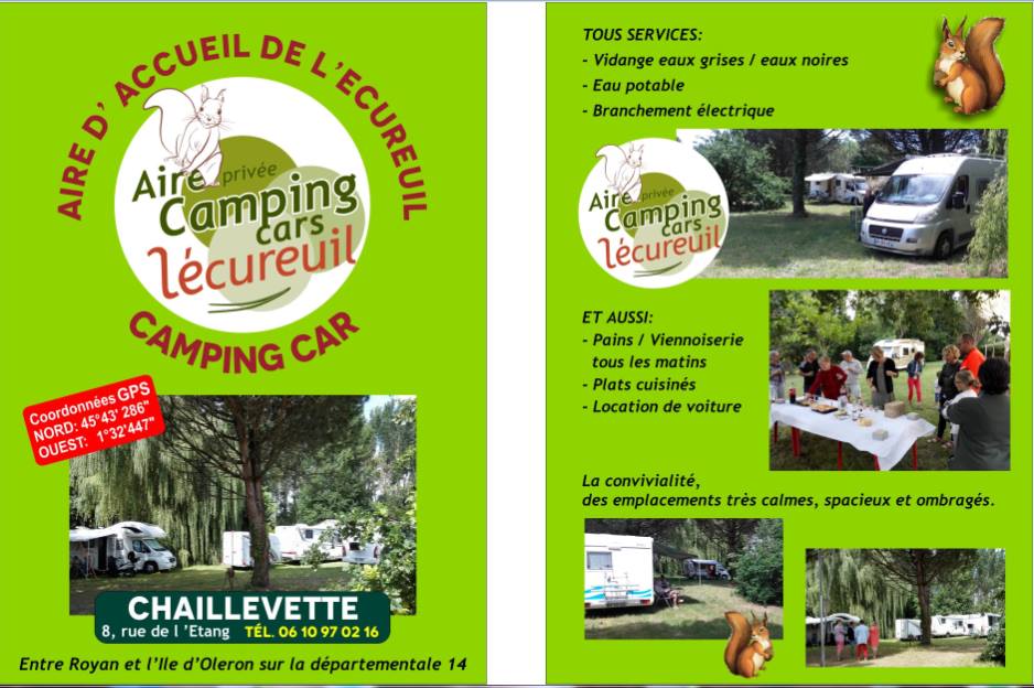 Aire camping-car à Chaillevette (17890) - Photo 2